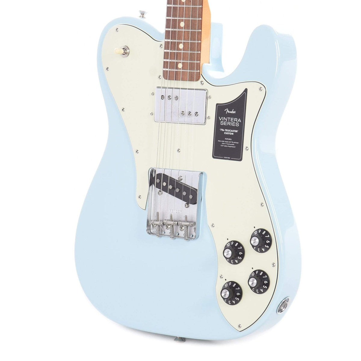 Fender Vintera '70s Telecaster Custom Sonic Blue Electric Guitars / Solid Body