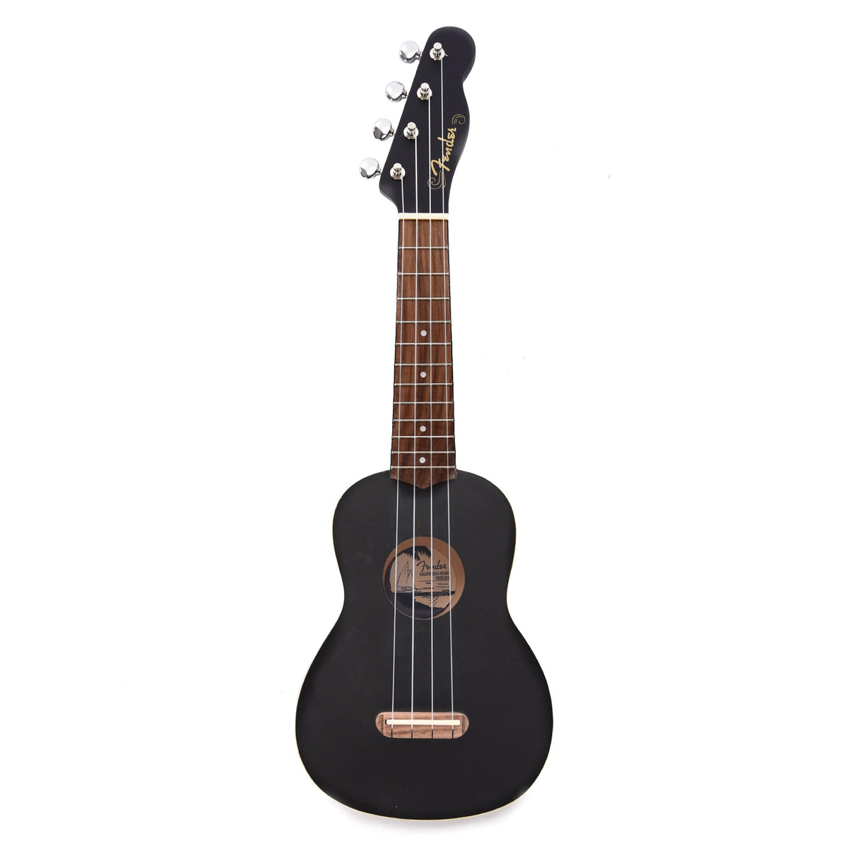 Fender Venice Soprano Ukulele Black Folk Instruments / Ukuleles