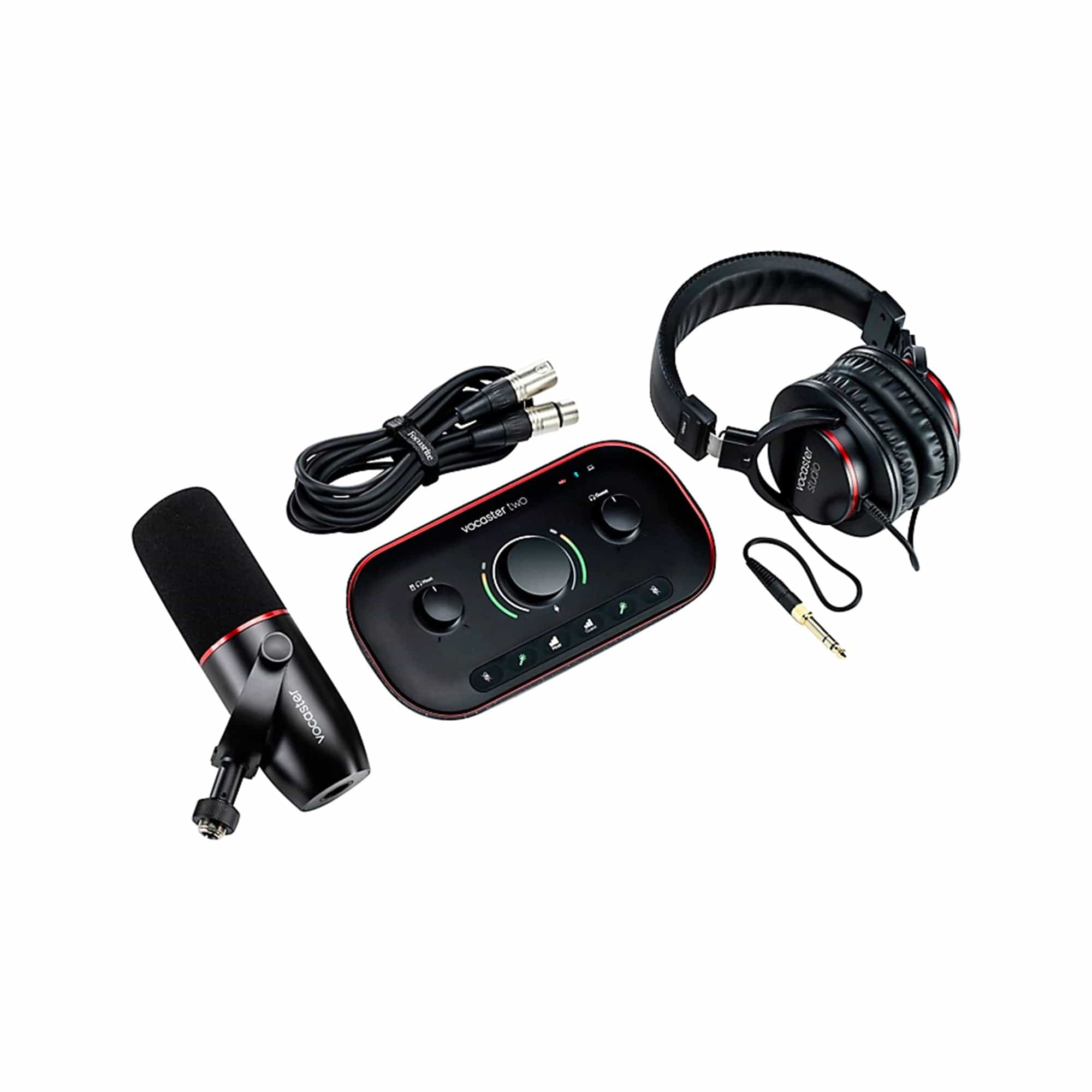 Focusrite Vocaster Two Studio USB-C Recording Interface Bundle Pro Audio / Interfaces