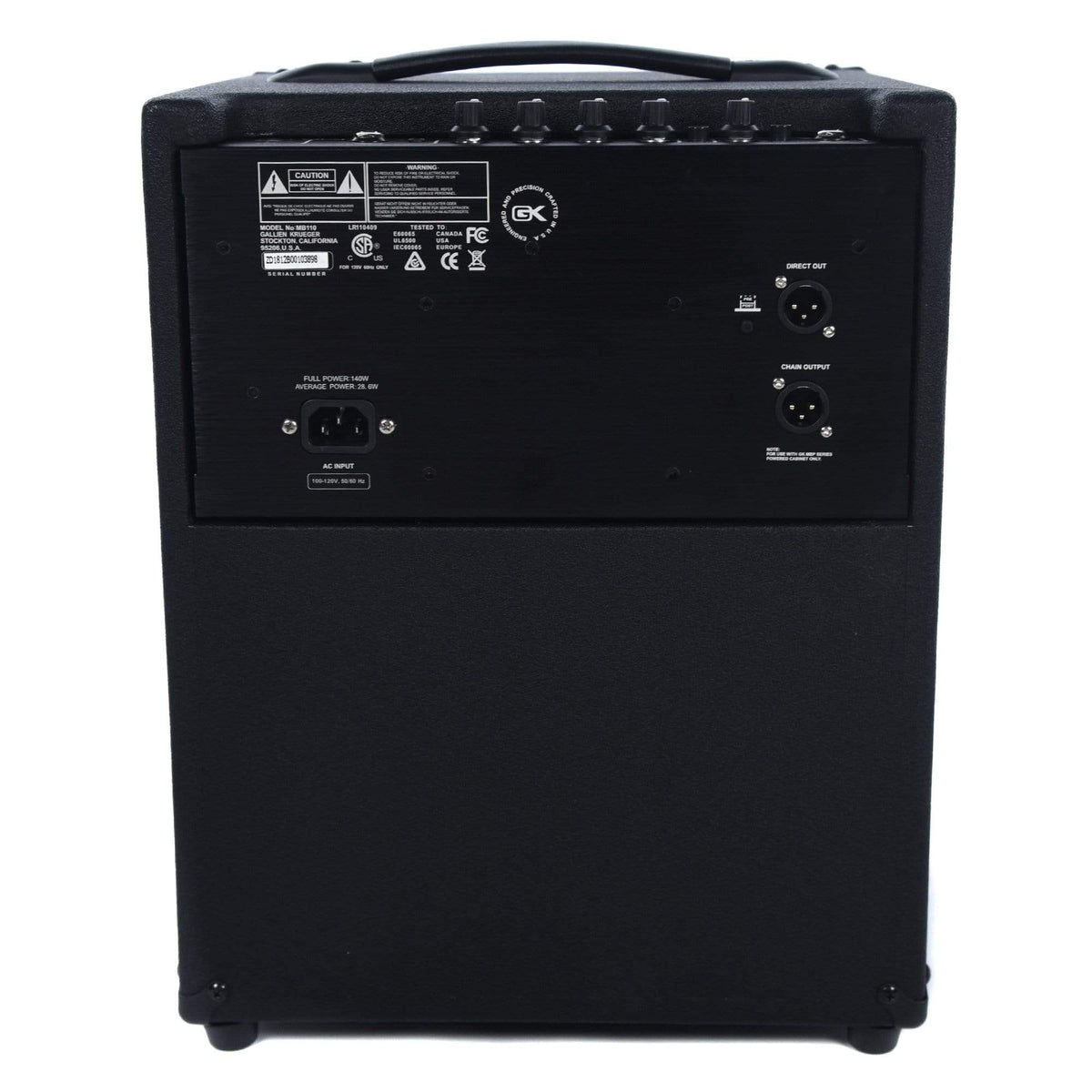 Gallien-Krueger MB-110 Ultra Light Bass Combo 100W 1x10" Amps / Bass Combos