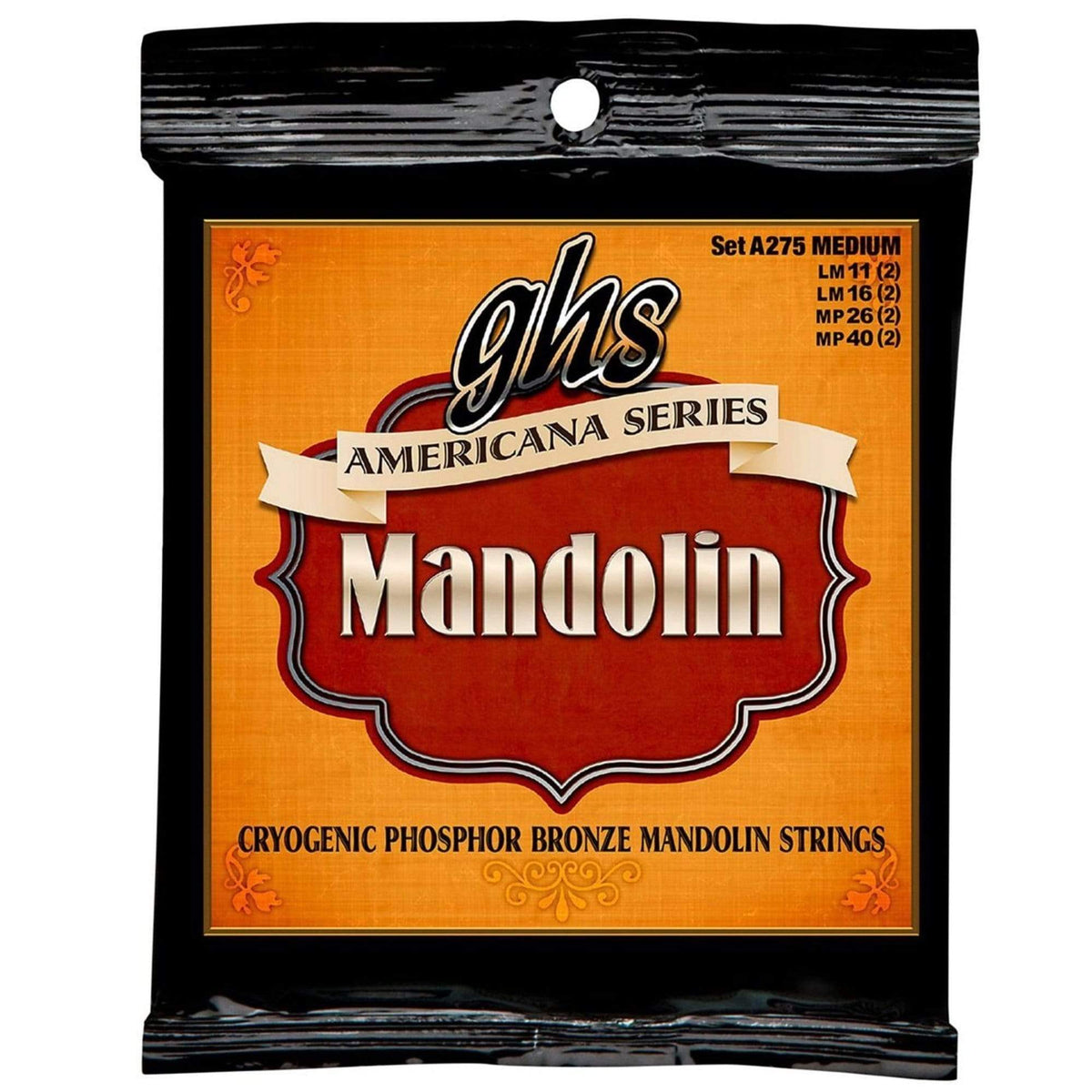 GHS Americana Series Mandolin Strings Medium 11-40 (6 Pack Bundle) Accessories / Strings / Mandolin Strings
