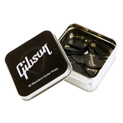 Gibson Gear Pick Tin/Pack of 50 Heavy Accessories / Picks