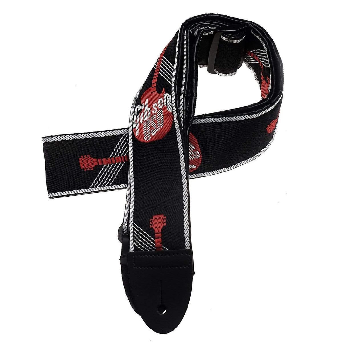 Gibson 2" Woven Strap Red Accessories / Straps
