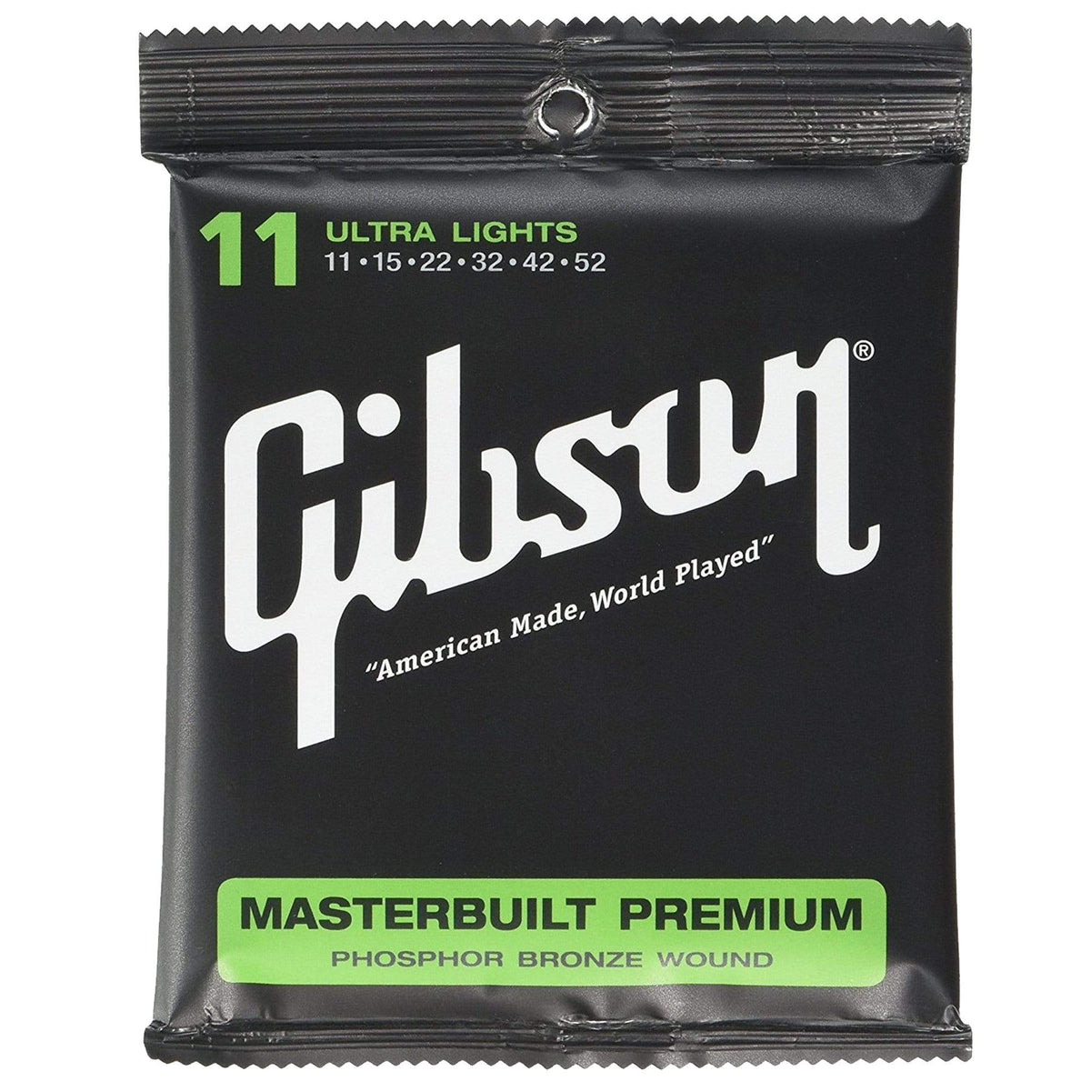 Gibson Gear J-200 Phosphor Bronze Acoustic Guitar Strings 11-52 (3 Pack Bundle) Accessories / Strings / Guitar Strings