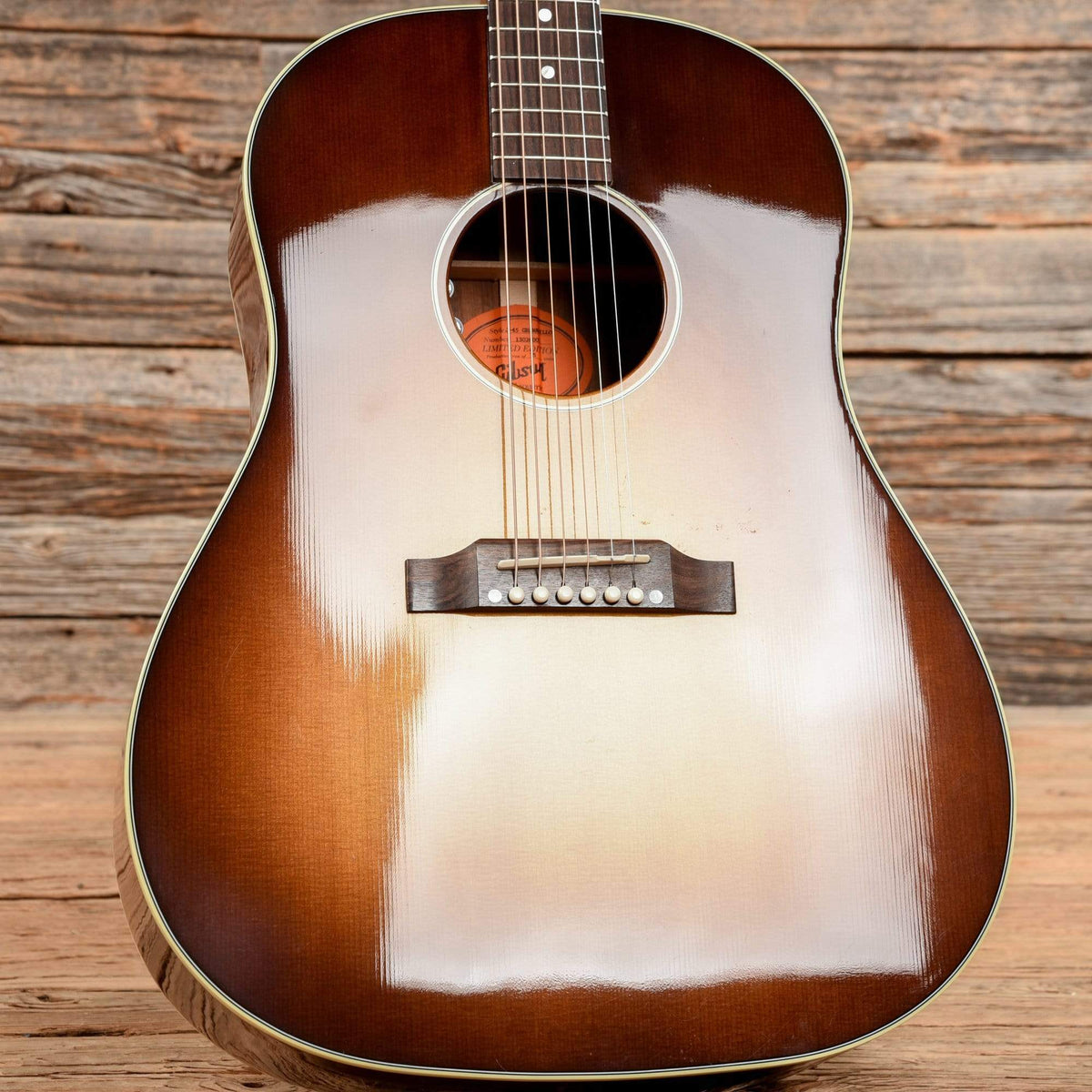 Gibson Montana J-45 Granadillo Tonewood Edition Honey Burst 2016 Acoustic Guitars / Dreadnought