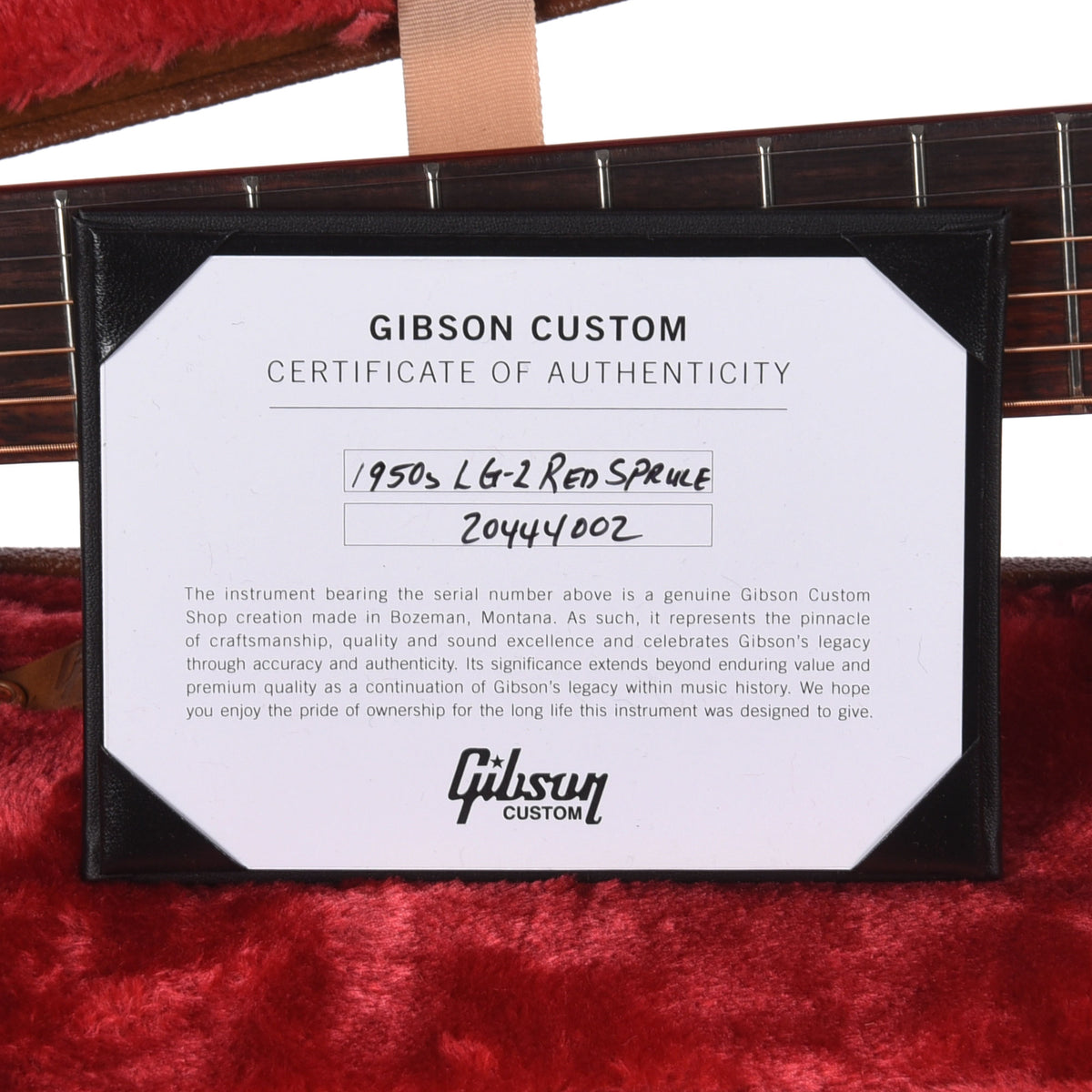 Gibson Original 50's LG-2 Original Vintage Sunburst Tight Burst Adirondack Spruce VOS Acoustic Guitars / Parlor