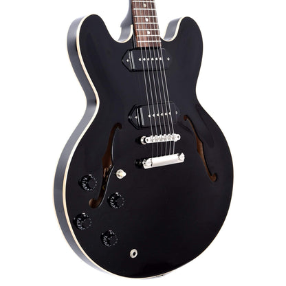 Gibson Memphis 2019 Limited ES-335 Dot P-90 Ebony LEFTY Electric Guitars / Left-Handed