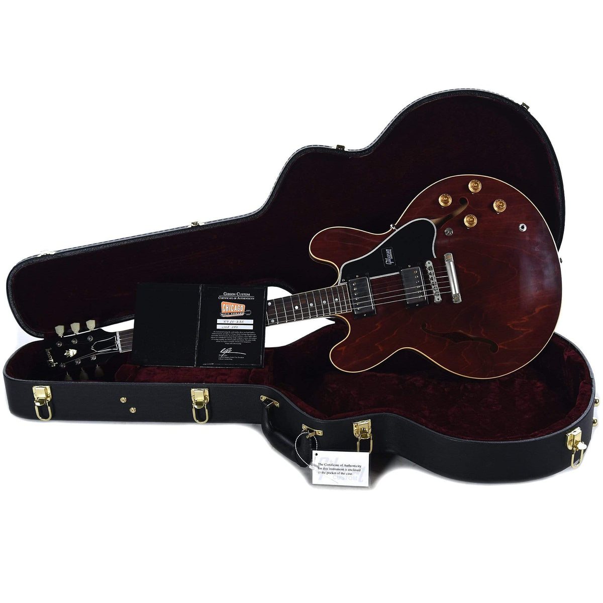 Gibson Custom Shop 1959 ES-335 Viking Red VOS NH w/Brazilian Rosewood Fingerboard Electric Guitars / Semi-Hollow