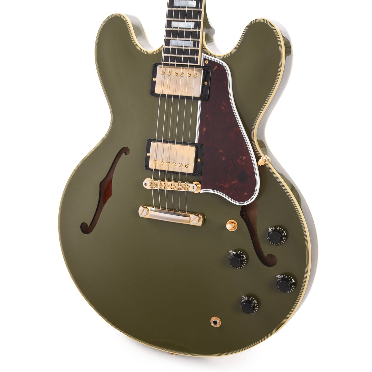 Gibson Custom Shop 1959 ES-355 Reissue Stop Bar "CME Spec" Antique Olive Drab VOS Electric Guitars / Semi-Hollow