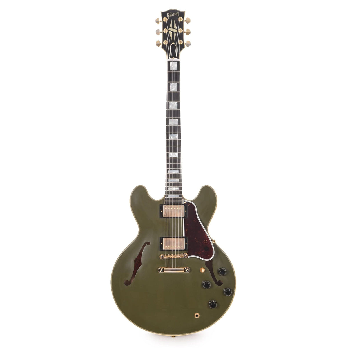 Gibson Custom Shop 1959 ES-355 Reissue Stop Bar "CME Spec" Antique Olive Drab VOS Electric Guitars / Semi-Hollow