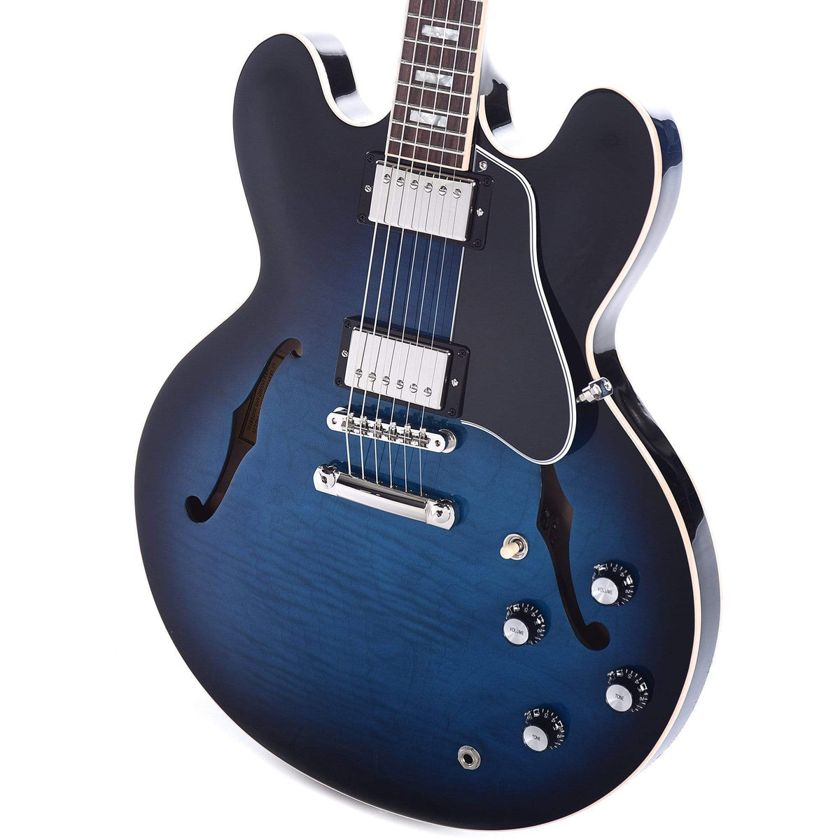 Gibson Memphis 2019 Limited ES-335 Figured Blue Burst Electric Guitars / Semi-Hollow