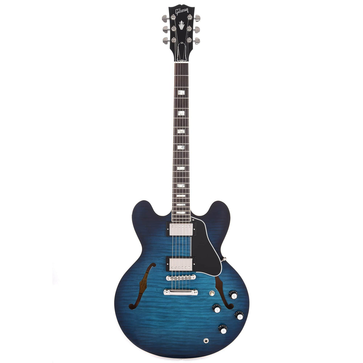 Gibson Memphis 2019 Limited ES-335 Figured Blue Burst Electric Guitars / Semi-Hollow