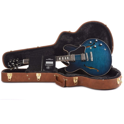 Gibson Memphis 2019 Limited ES-335 Figured Blue Burst Electric Guitars / Semi-Hollow