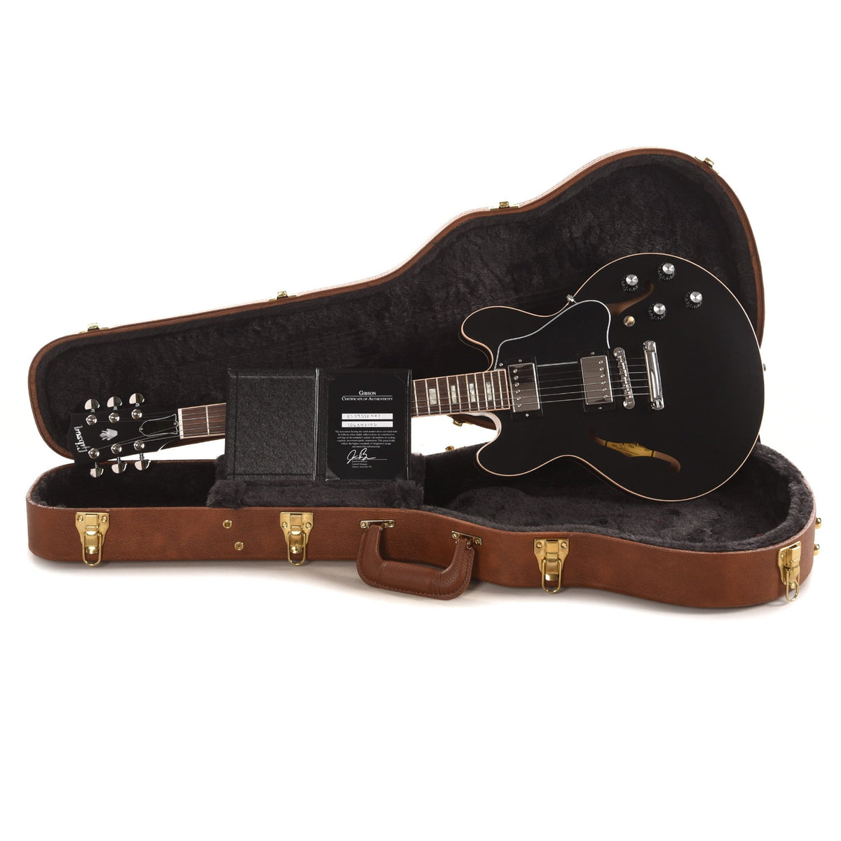 Gibson USA ES-339 Satin Ebony Electric Guitars / Semi-Hollow