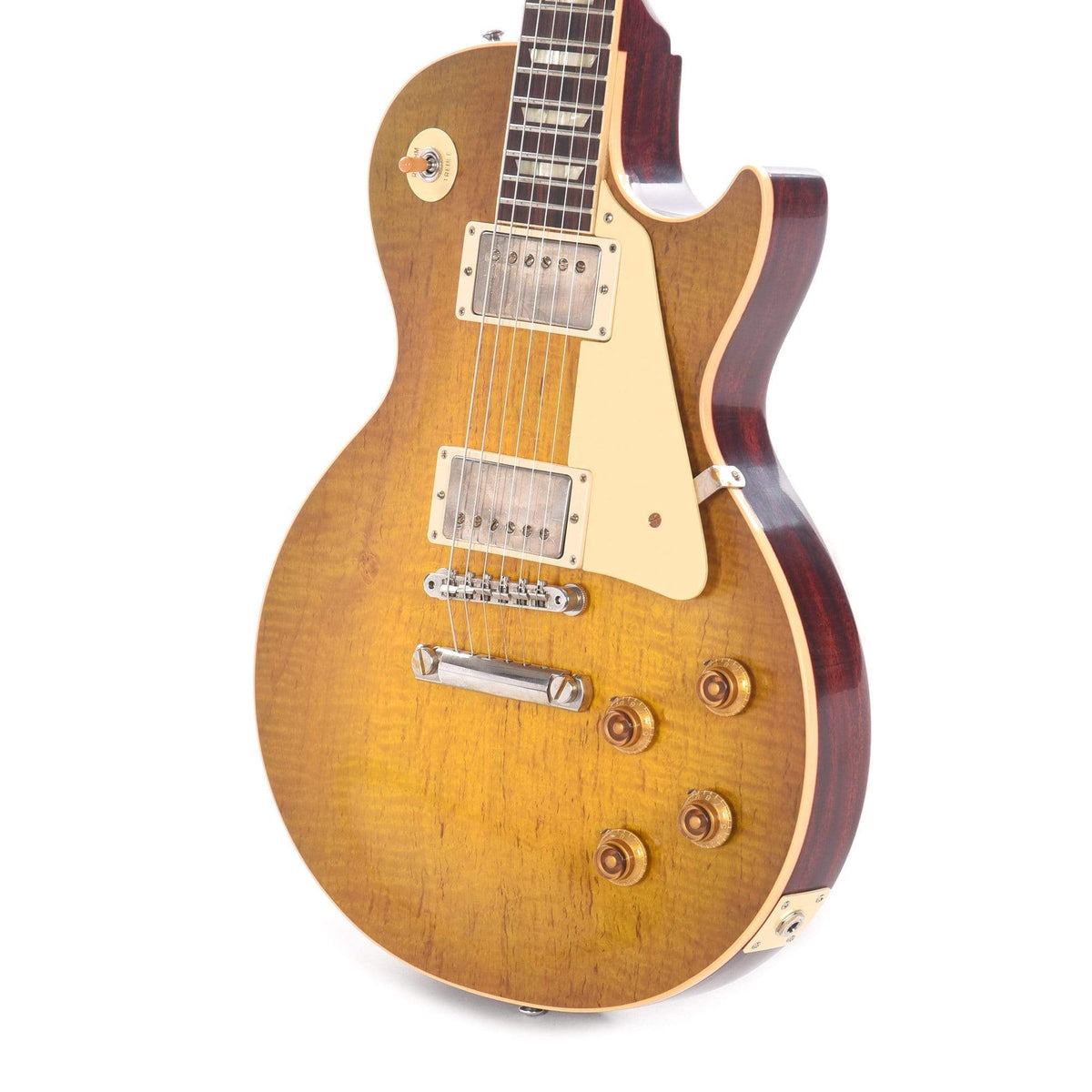 Gibson Custom 1958 Les Paul Standard "CME Spec" Plain Top Green Lemon VOS w/59 Carmelita Neck Electric Guitars / Solid Body