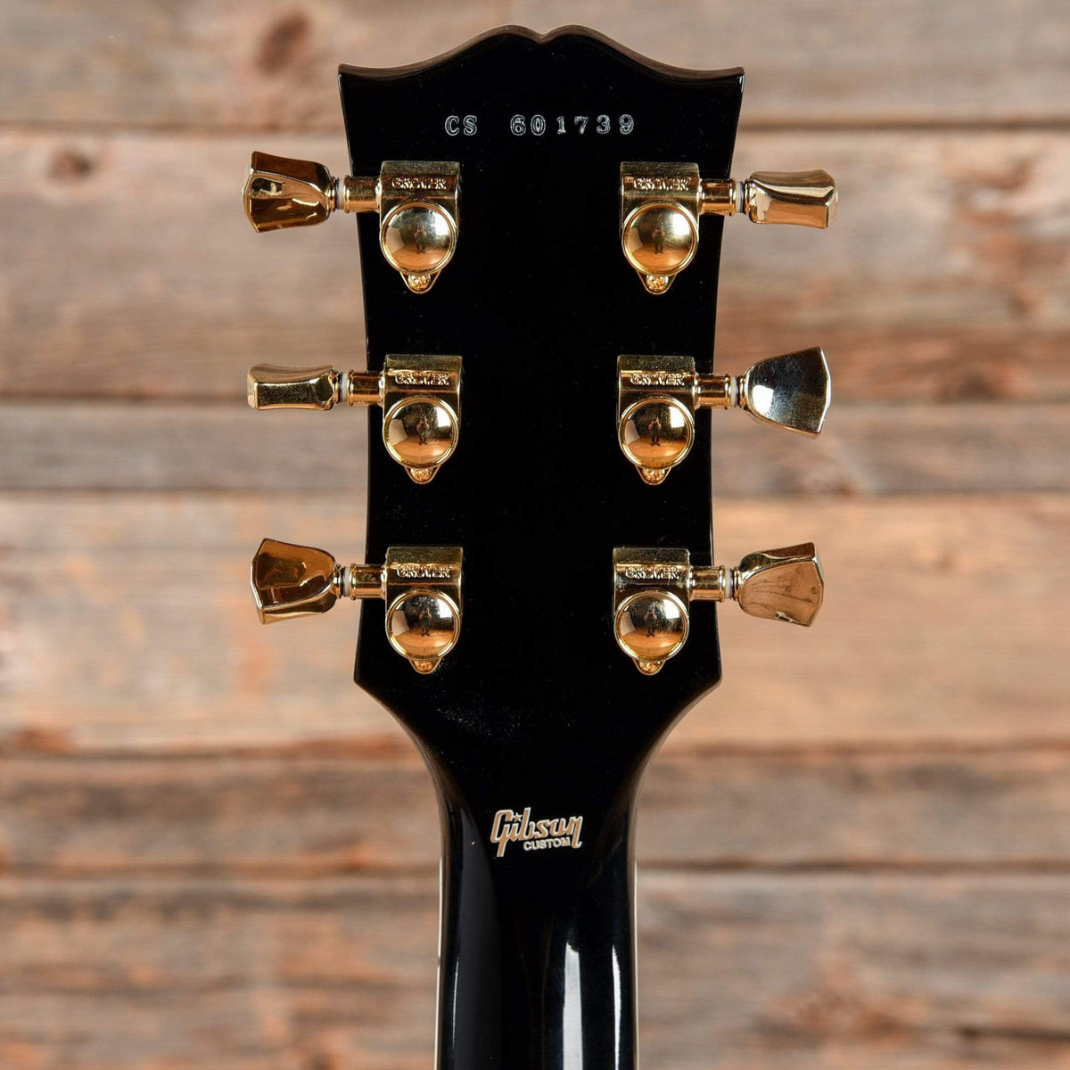 Gibson Custom Les Paul Custom Ebony 2016 LEFTY Electric Guitars / Solid Body