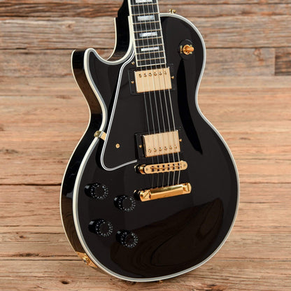 Gibson Custom Les Paul Custom Ebony 2016 LEFTY Electric Guitars / Solid Body