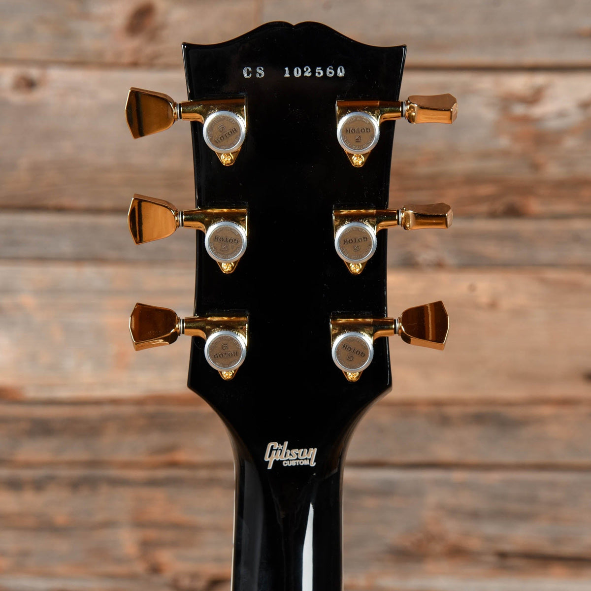Gibson Custom Les Paul Custom Ebony 2021 LEFTY Electric Guitars / Solid Body