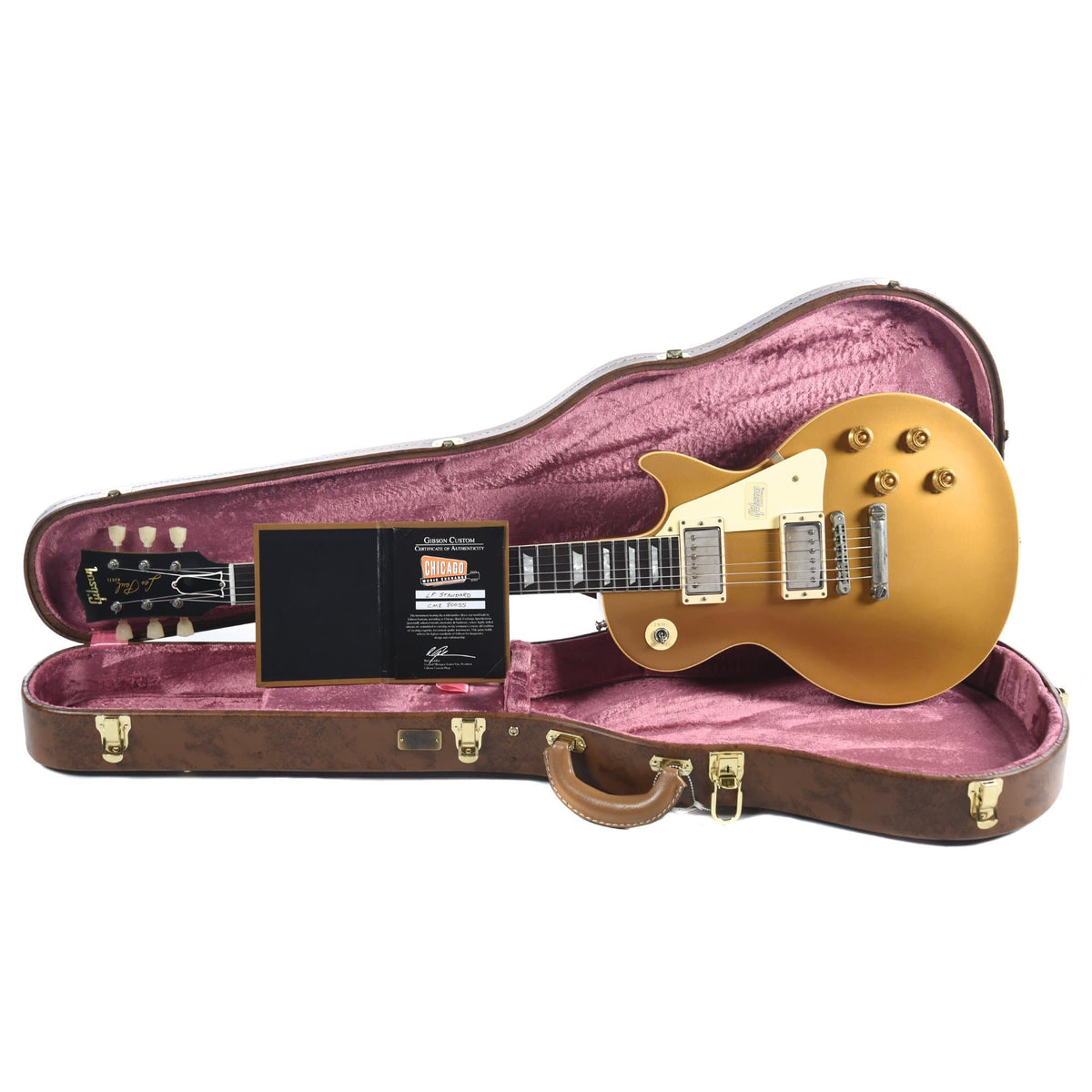 Gibson Custom Les Paul Goldtop VOS w/Carmelita Neck Electric Guitars / Solid Body