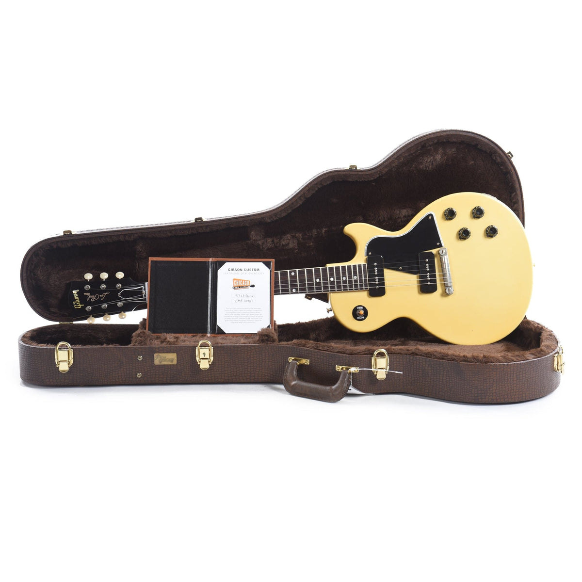 Gibson Custom Shop 1957 Les Paul Special Single Cut Reissue "CME Spec" Heavy Antique Polaris White VOS Electric Guitars / Solid Body