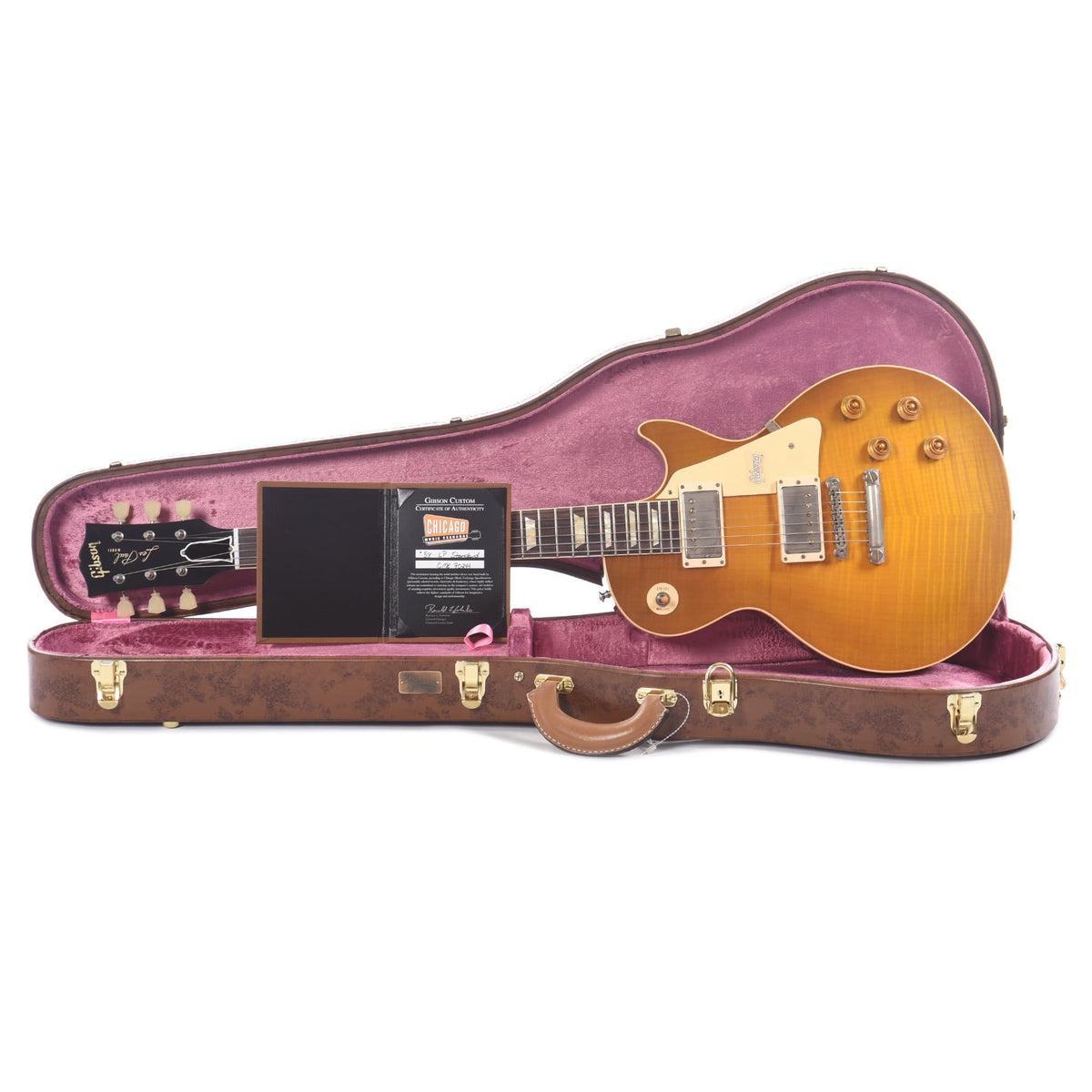 Gibson Custom Shop 1958 Les Paul Standard "CME Spec" Green Lemon VOS w/60 V2 Neck Profile Electric Guitars / Solid Body