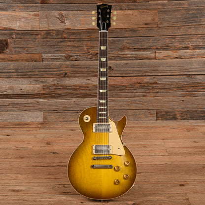 Gibson Custom Shop 1958 Les Paul Standard "CME Spec" Green Lemon VOS w/60 V2 Neck Profile Sunburst Electric Guitars / Solid Body