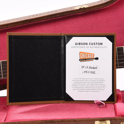 Gibson Custom Shop 1959 Les Paul Standard "CME Spec" Amber VOS w/59 Carmelita Neck Electric Guitars / Solid Body
