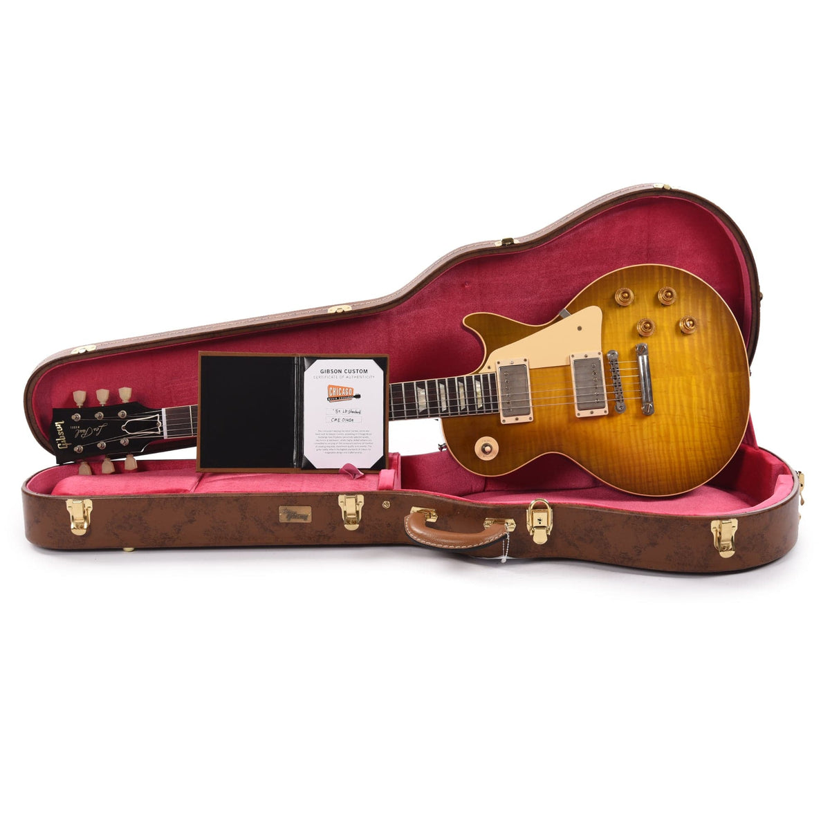 Gibson Custom Shop 1959 Les Paul Standard "CME Spec" Green Lemon VOS w/59 Carmelita Neck Electric Guitars / Solid Body
