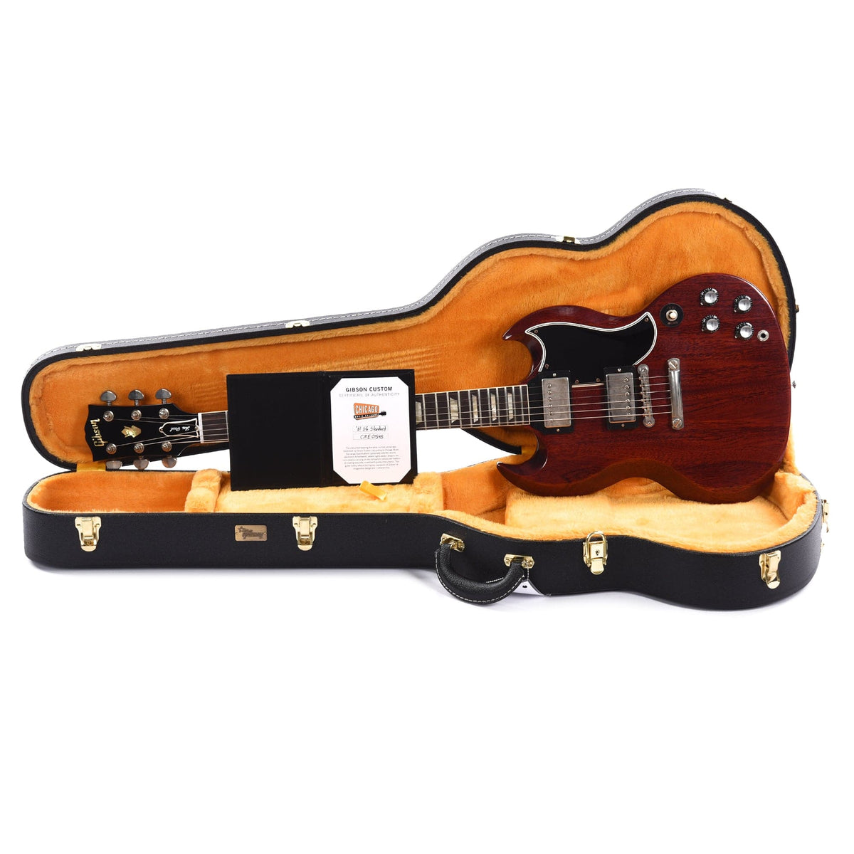 Gibson Custom Shop 1961 Les Paul SG Standard "CME Spec" VOS Antique Cherry Red w/Stop Bar & Grovers Electric Guitars / Solid Body