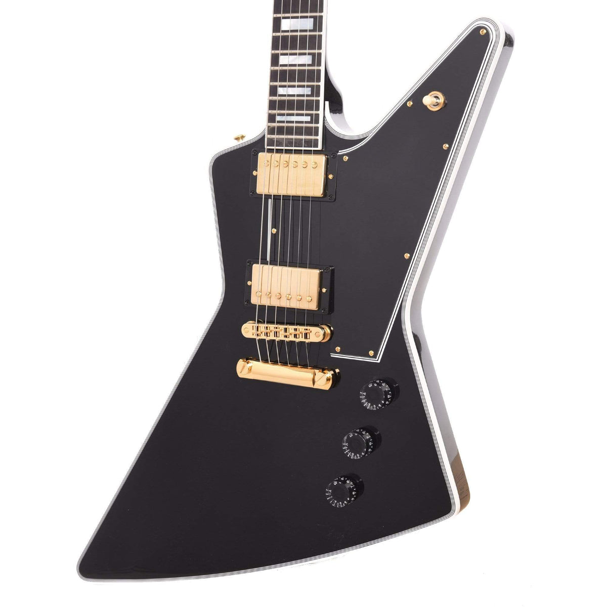 Gibson Custom Shop Explorer Custom Ebony Gloss w/Ebony Fingerboard Electric Guitars / Solid Body