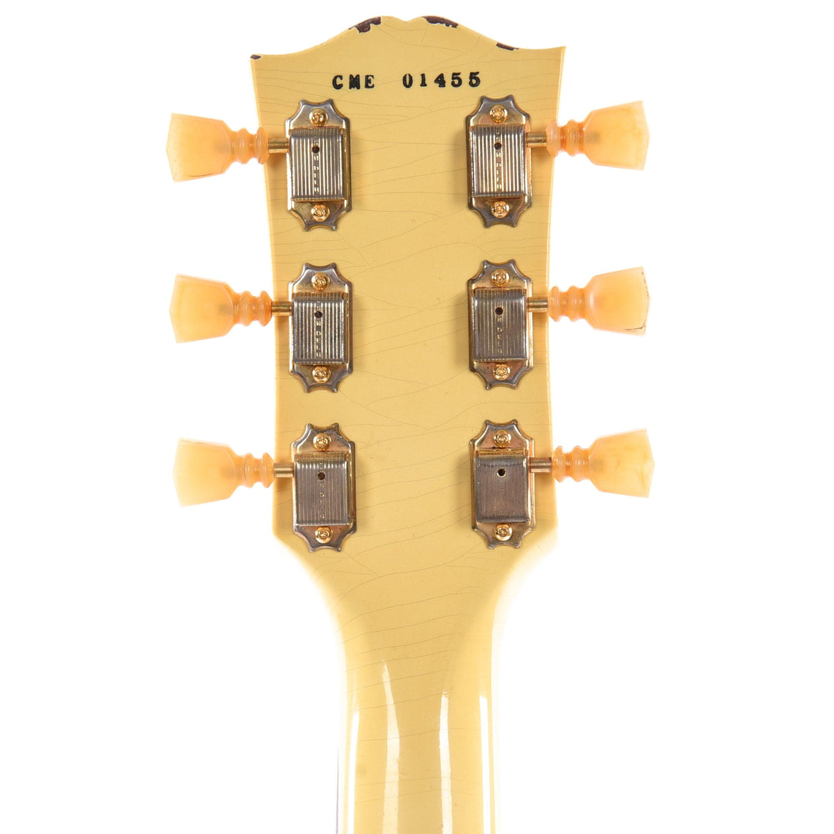 Gibson Custom Shop Murphy Lab 1961 Les Paul/SG Standard "CME Spec" Antique Polaris White Heavy Aged w/Maestro Vibrola Electric Guitars / Solid Body