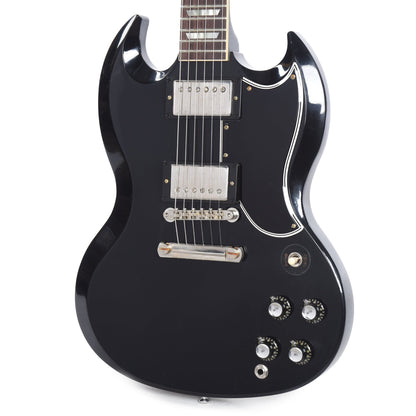 Gibson Custom Shop Murphy Lab 1961 Les Paul SG Standard "CME Spec" Ultra Light Aged Antique Ebony w/Stop Bar & Grovers Electric Guitars / Solid Body