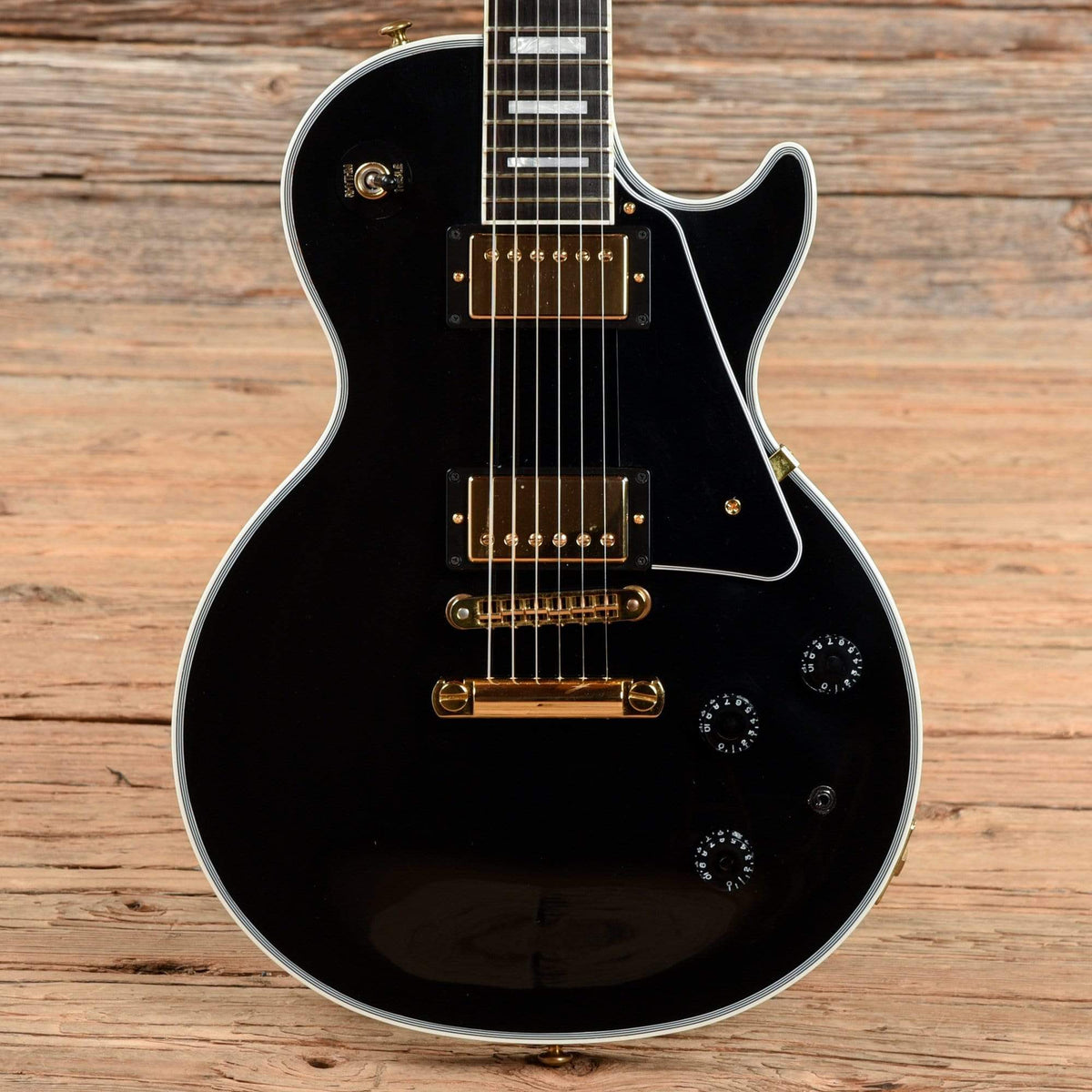Gibson Les Paul Custom Lite Black 2014 Electric Guitars / Solid Body