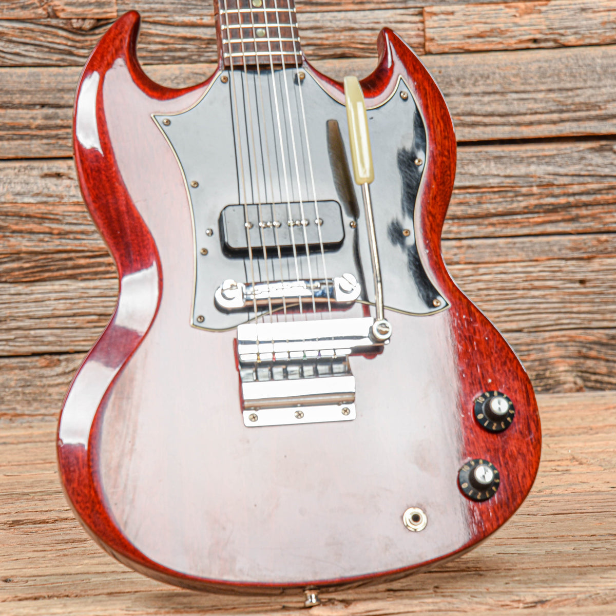 Gibson SG Junior Cherry 1968 Electric Guitars / Solid Body