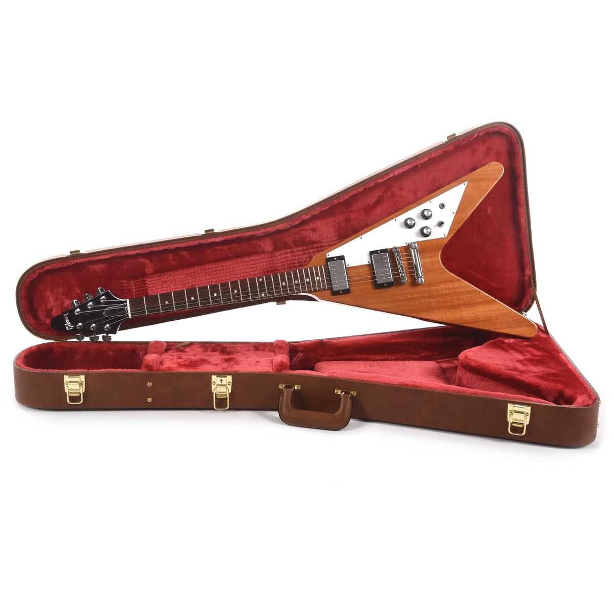Gibson USA Flying V Antique Natural Electric Guitars / Solid Body