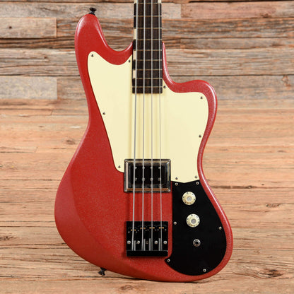 Gildaxe Custom Teiscobird Red Sparkle Bass Guitars / 4-String