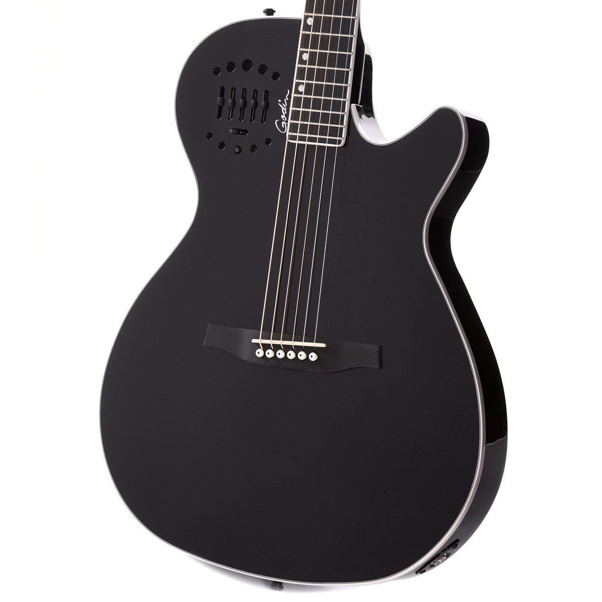 Godin Mutliac Steel Doyle Dykes Signature Edition Black HG w/Deluxe TRIC Case Acoustic Guitars / Built-in Electronics