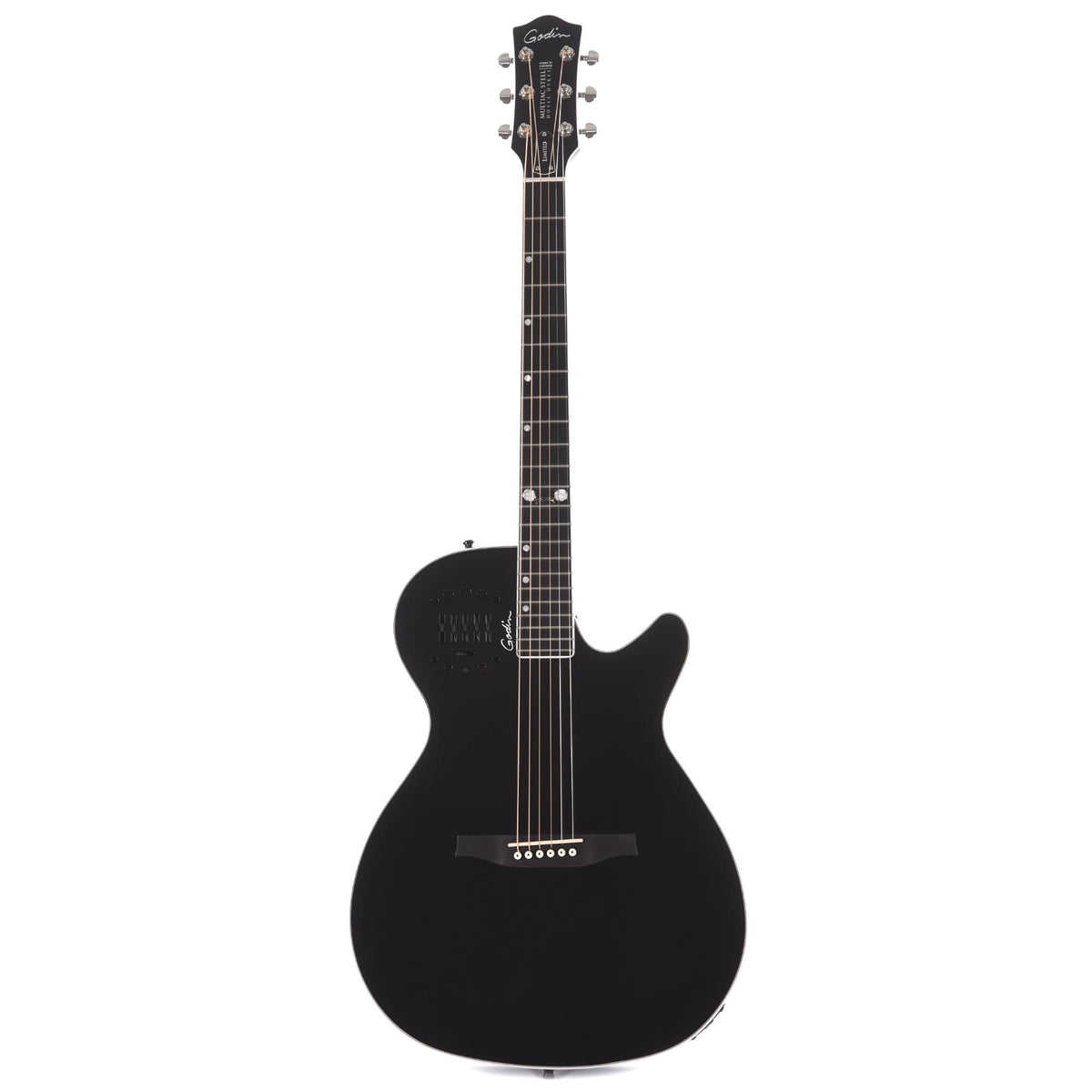 Godin Mutliac Steel Doyle Dykes Signature Edition Black HG w/Deluxe TRIC Case Acoustic Guitars / Built-in Electronics