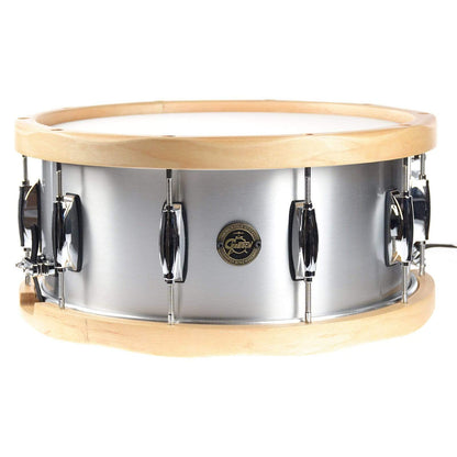 Gretsch 6.5x14 Gold Series Aluminum Snare Drum w/Wood Hoops Drums and Percussion / Acoustic Drums / Snare