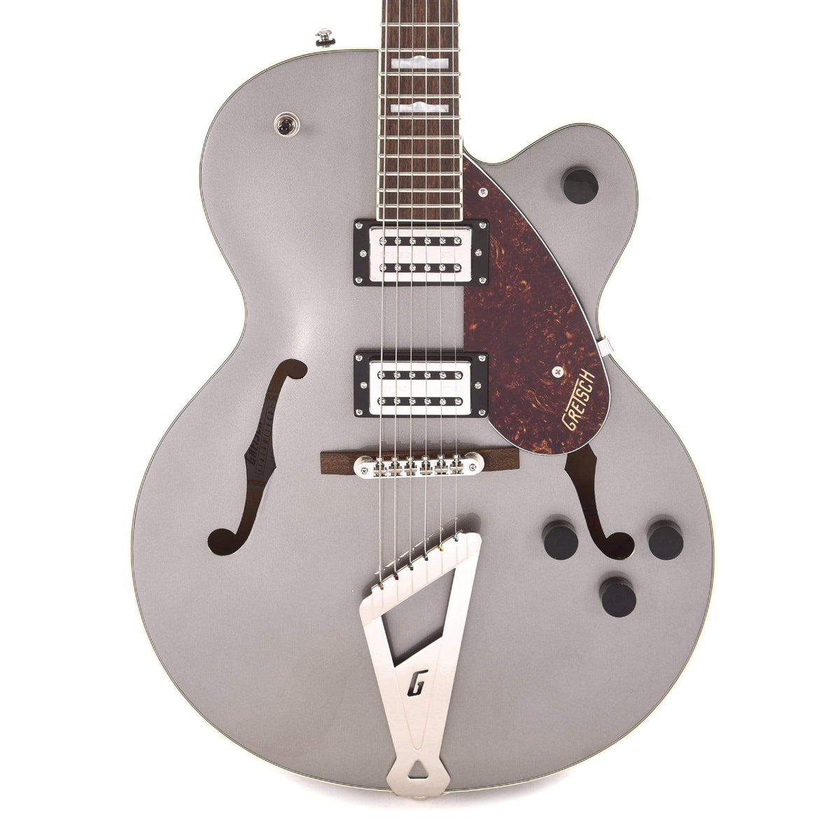 Gretsch G2420 Streamliner Hollow Body Phantom Metallic w/Chromatic II & Broad'Tron BT-2S Pickups Electric Guitars / Hollow Body