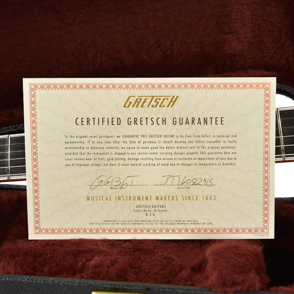 Gretsch G6136T Player's Edition Falcon White w/Bigsby Electric Guitars / Semi-Hollow