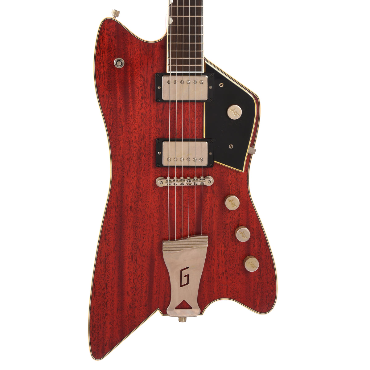 Gretsch Custom Shop Red Aniline Caddy Bo Relic w/Brazilian Rosewood Fingerboard & ThroBak ESG-102B Pickups Masterbuilt by Gonzalo Madrigal Electric Guitars / Solid Body