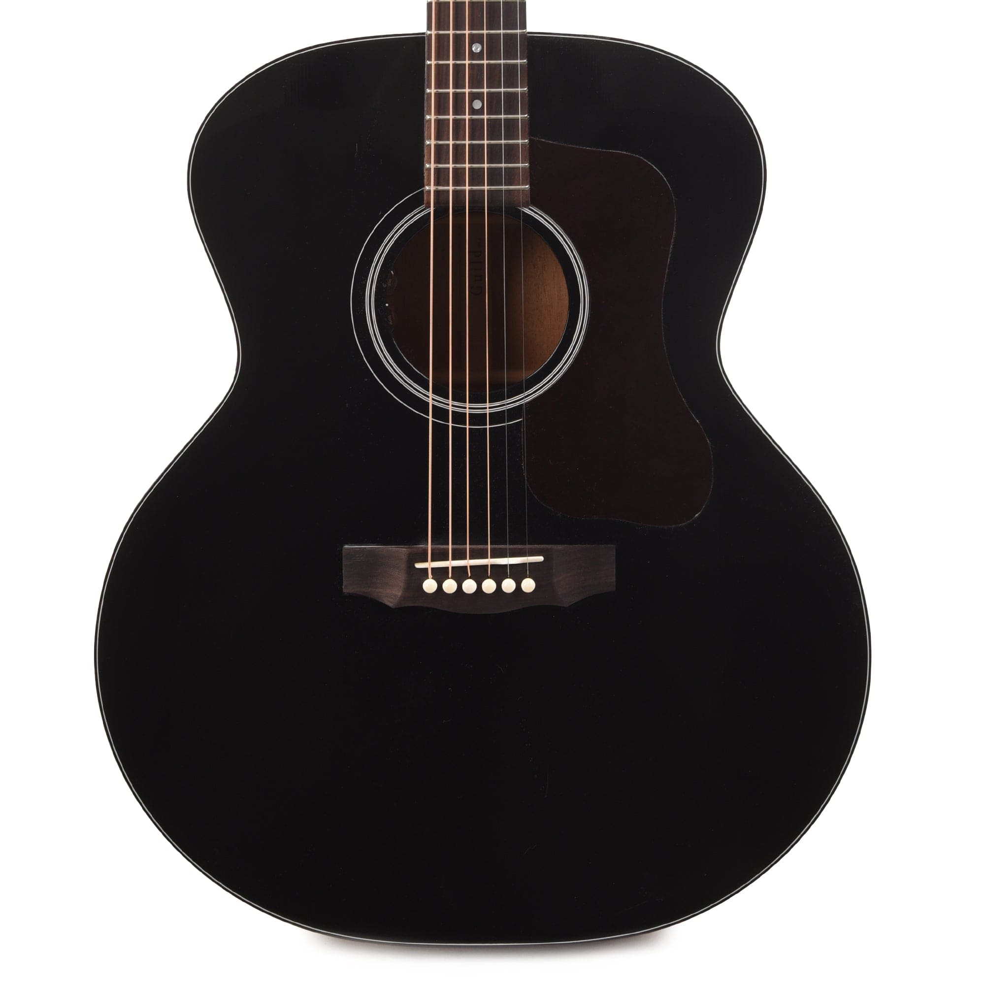 Guild USA Special Run F-40E Black Top Acoustic Guitars / Jumbo