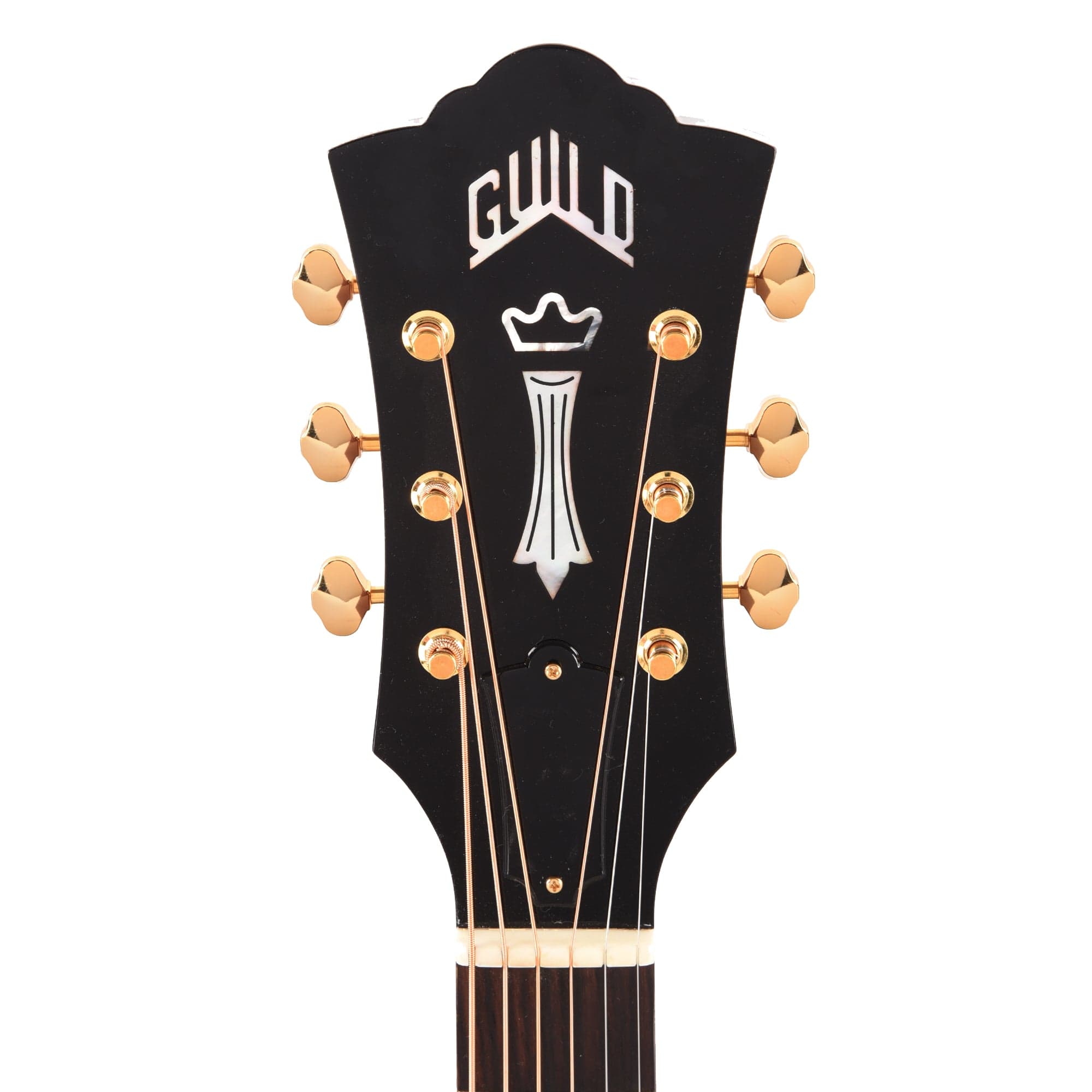 Guild USA Special Run F-40E Black Top Acoustic Guitars / Jumbo