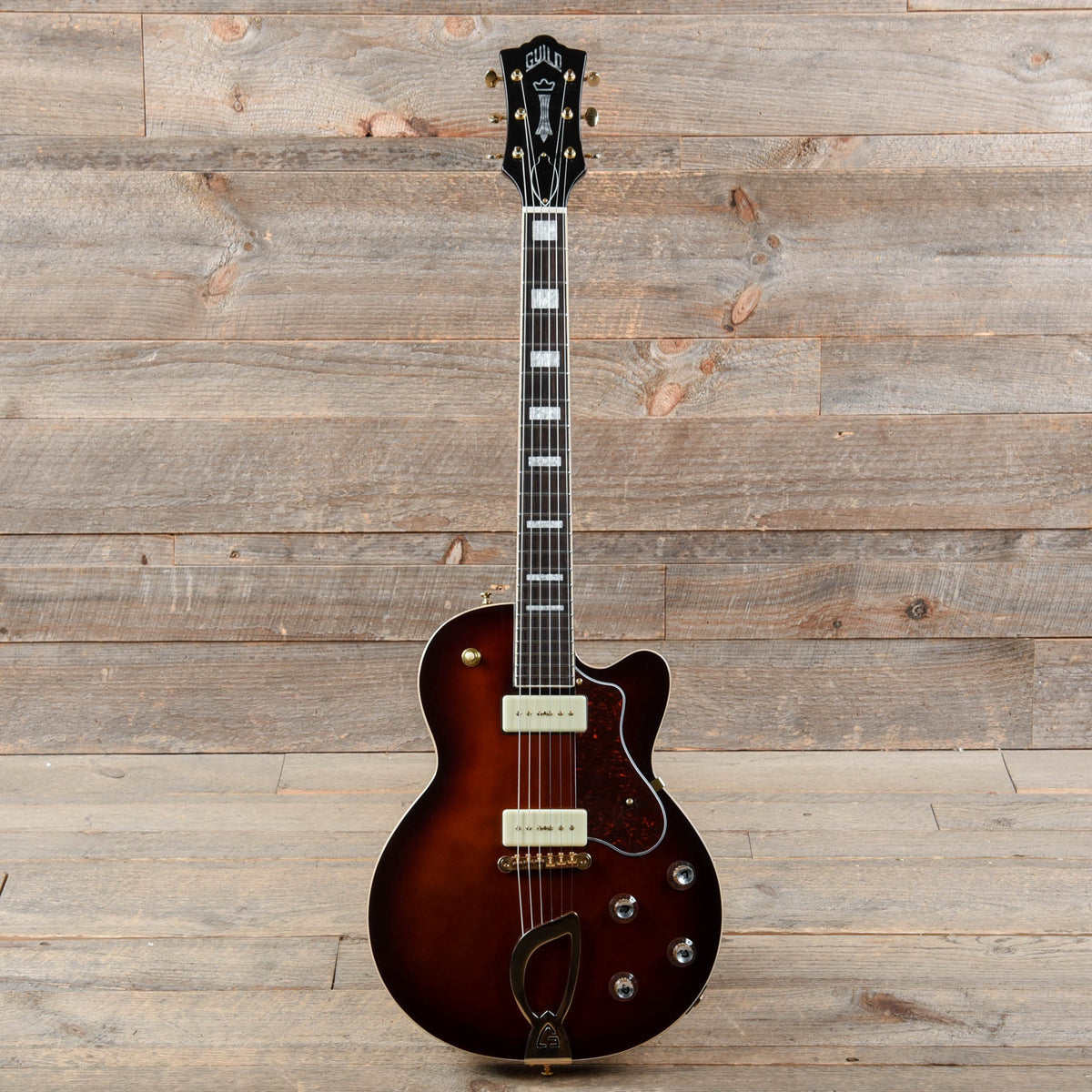 Guild Aristocrat P90 Vintage Sunburst Electric Guitars / Solid Body