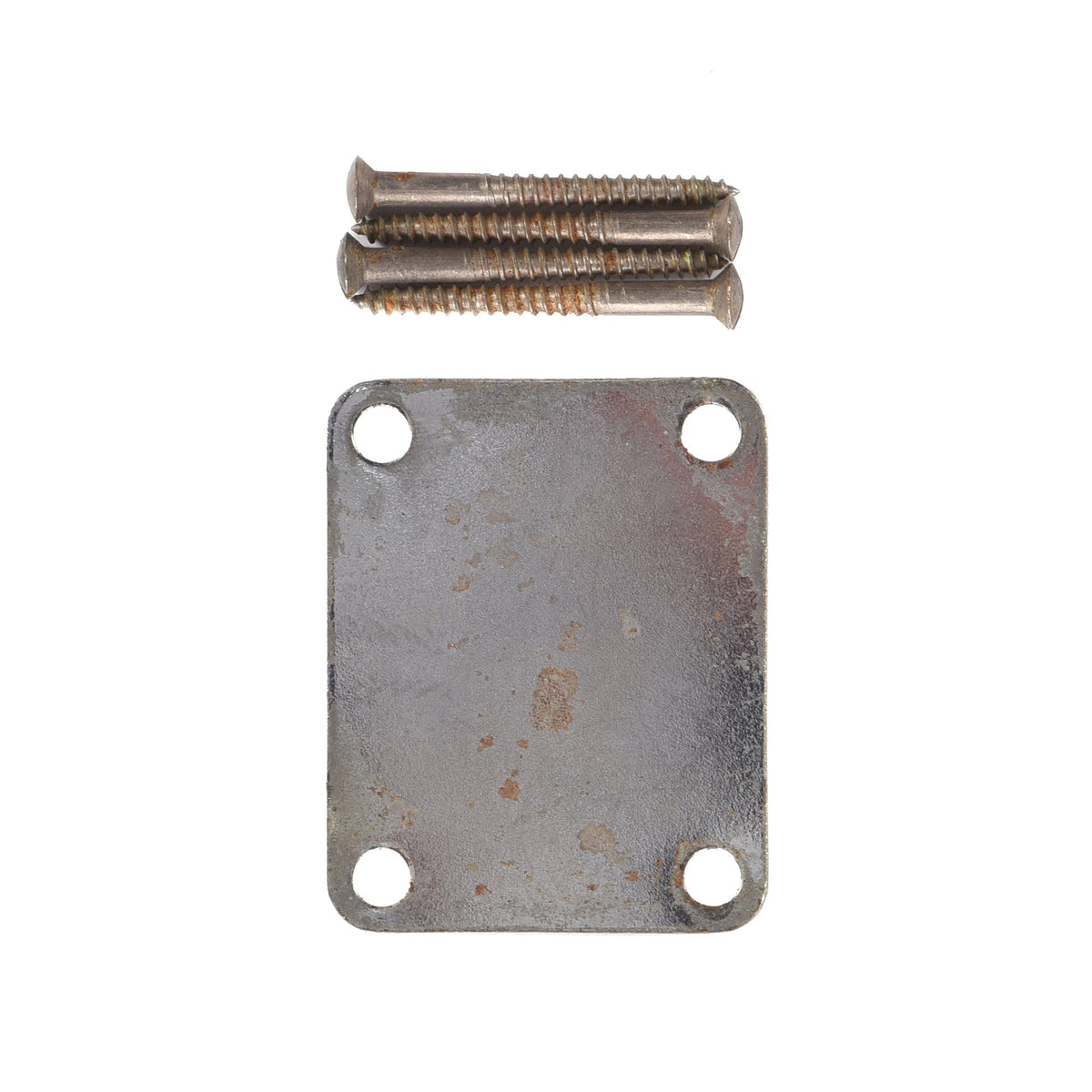 GuitarSlinger 50s Tele Aged Neck Plate Parts / Guitar Parts / Necks