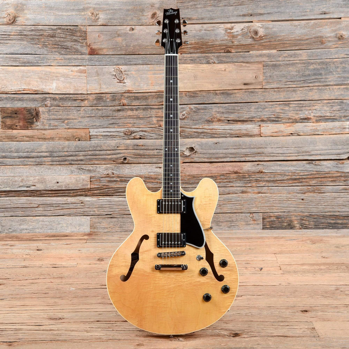 Heritage H-535 Standard Semi-Hollow Antique Natural Electric Guitars / Semi-Hollow