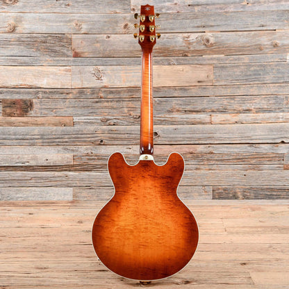 Heritage H-555 Vintage Almond Sunburst 1994 Electric Guitars / Semi-Hollow