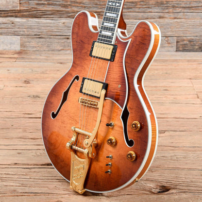 Heritage H-555 Vintage Almond Sunburst 1994 Electric Guitars / Semi-Hollow