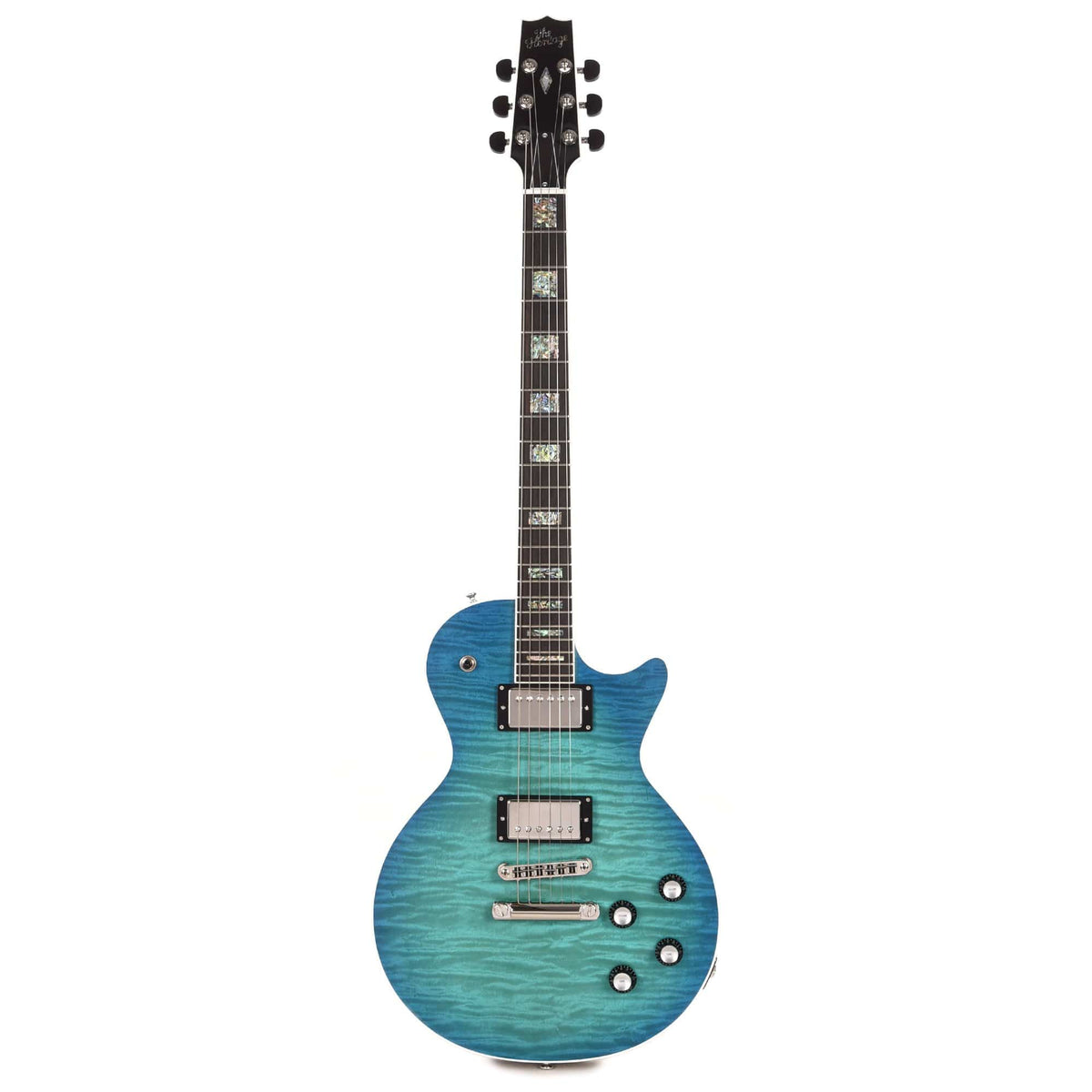 Heritage Custom Shop Limited Run H-137 Neptune Blue Burst Electric Guitars / Solid Body